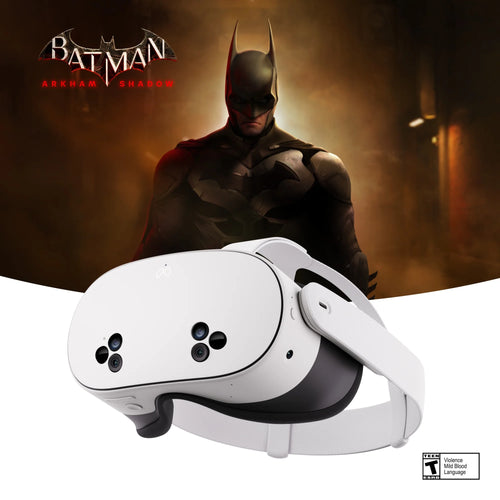 3S 128 GB - Get Batman: Arkham Shadow and 3-Month Trial of Meta Horizon+ Included - All-In-One Headset