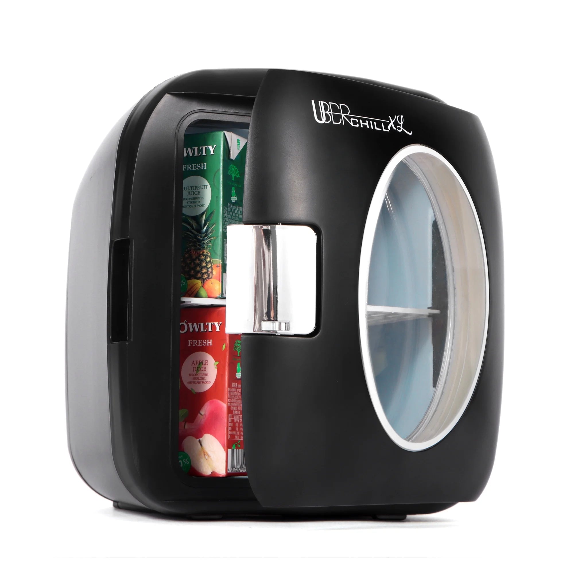Mini Fridge Retro Beverage Cooler & Warmer - Personal & Portable Refrigerator (9 Liters/0.32 Cu Ft)
